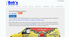 Desktop Screenshot of bobssafeandlock.com